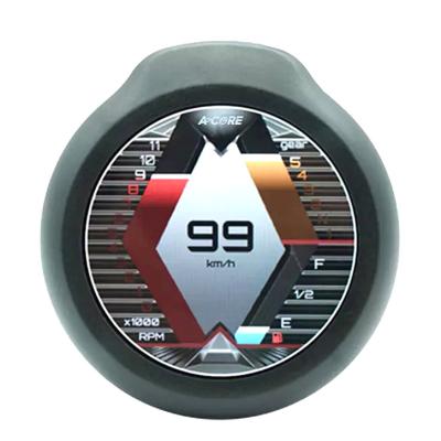 China Material: Low MOQ Plastic Waterproof Motorcycle Tachometer Gauge LCD Screen Meter Display for sale