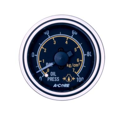 China Plastic Mechanical Oil Pressure Gauge for sale