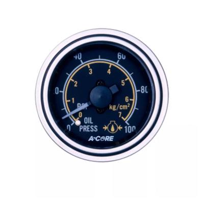 China Plastic Mechanical Oil Pressure Gauge for sale