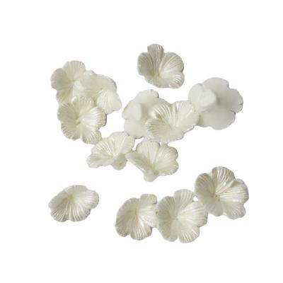 China Women Jewelry Accessories Shape White Ceramic Materials Flower Decoration Handmade Jewelry Diy Women Bridal Hair Making Accessories for sale