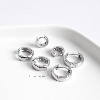 China New 925 Sterling Silver Hyperbole Fashion Minimalist Earrings for sale