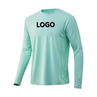 China Custom Logo Antibacterial Polyester Quick Dry Antibacterial Long Sleeves Fishing Waterproof Clothing for sale