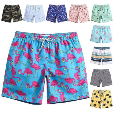 China Men's Hawaiian Swim Trunks Anti-UV Swim Shorts Quick Dry Anti-UV With Mesh Lining Suits Funny Swimwear Bathing for sale