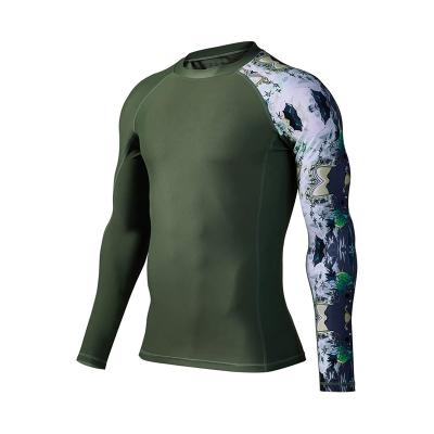 China Wholesale Long Sleeve Long Sleeve Digital Printing Cheap Sublimated Compression Shirts for sale