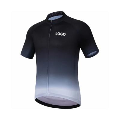 China Custom Winter Breathable Short Sleeve Bike Shirts Cycling Jerseys Manufacturer for sale