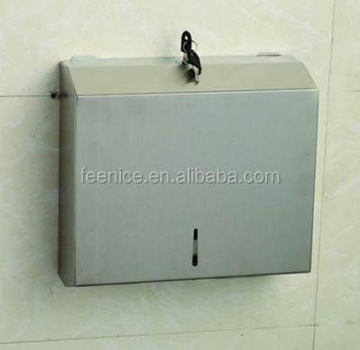 China Modern Wall Mounted Stainless Steel Paper Dispenser for sale