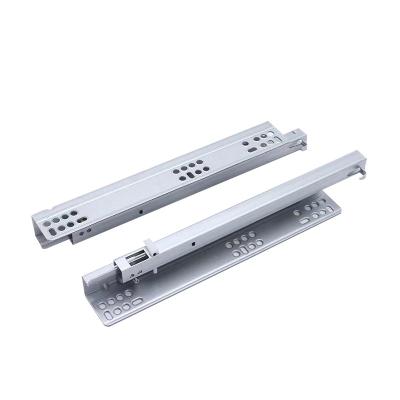 China 3 Fold+Full Extension 2/3Folds China Manufacturer Telescopic Table Rail Self Closing Drawer Slide for sale