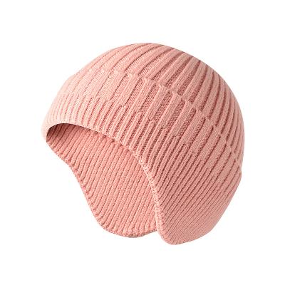 China COMMON Quality Logo Plain Dyed Fashion Winter custom made size knit wool-acrylic winter warm hat crochet beanies hat for sale