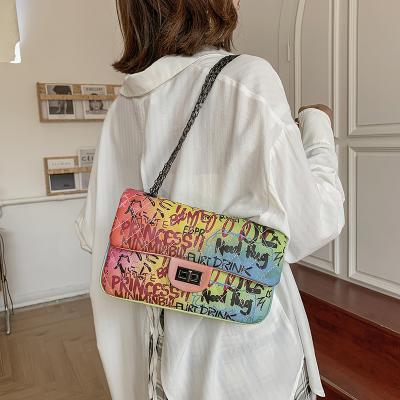 China Newspaper Used Lady Shoulder Bags Original Factory Newest Fashion Women's Purses And Handbags for sale