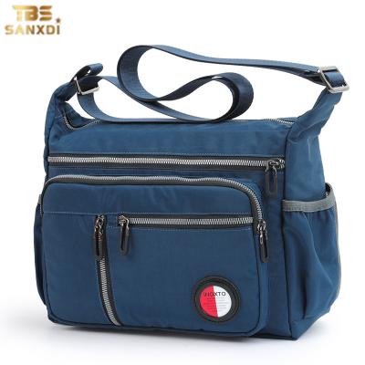 China SANXDI Water Resistant Soft Nylon Cross - Casual Body Bag Fashion Shoulder Bag Messenger Pack For Men And Women for sale