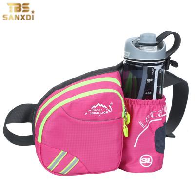 China Water Proof SANXDI Sports Waist Bag For Hiking Cycling Nylon Running Fanny Pack With Custom Logo for sale