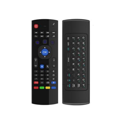 China Universal Excel Digital MX3 Air Mouse Voice 2.4g Wireless Backlit Keyboard Air Mouse For Android TV Box for sale