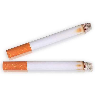 China Simulation Fake Paper Cigarettes Blow Handmade Actor Smoke Look Props Prank Smokers Novelty Realistic Toy Joke Play Fake Puff Cigarettes for sale