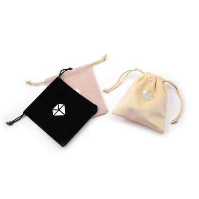 China BIODEGRADABLE Drawstring Velvet/Satin Bags for sale