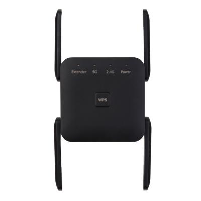 China ABS Factory Price Long Term Wifi Repeater Extender 2.4g/5g Wi fi Booster 1200mbps Usb Wifi Wireless Supplement for sale