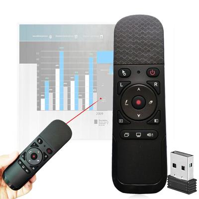 China Fly Wireless Mouse AIR MOUSE Air Laser Indicator Presenter Transmitter Receiver USB PPT Red Remote Control Presentation for sale