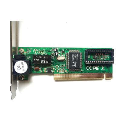 China Desktop Mini Plug and Play IEEE 802.3 / IEEE 802.3u RTL8139D Chip 10/100Mbps PCI LAN Card for Desktop for sale