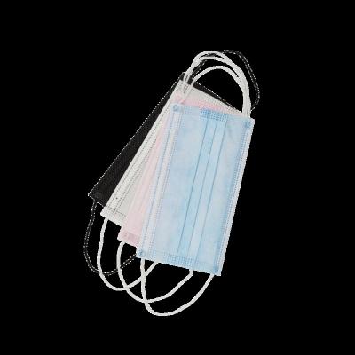 China 3 Ply Breathable Disposable Medical Surgical Nonwoven Face Mask With Earloop Or Tie for sale