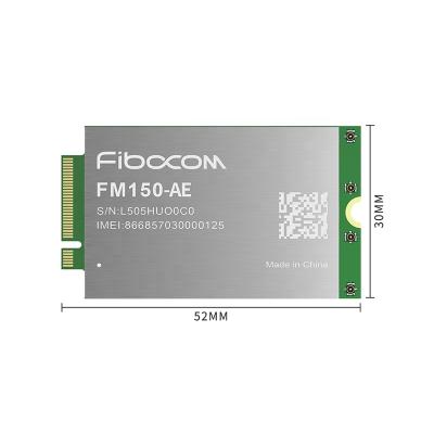 China Router Fibocom 5G M.2 Module FM150-AE 5GNR LTE Cat 20 WCDMA Sub-6GHz NSA & SA Asia, Europe, Australia for sale