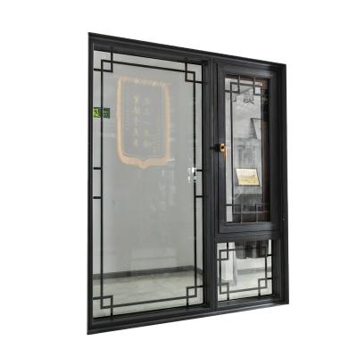 China New Design Tilt And Turn Awning Window Invisible Or Heavy Duty Mesh Aluminum Frames Windows For Villa Farmhouse Apartment for sale