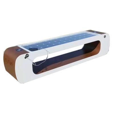 China Durable Modern Furniture Solar Outdoor High Quality Street Charger Bench Hotspot WiFi Park OEM Solar Bench for sale