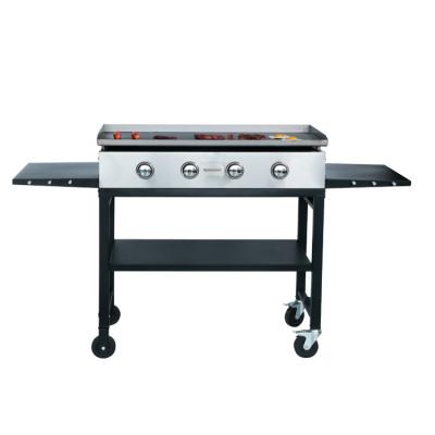 China Israel Outdoor Stainless Barbecue Grill Easily Assembled Garden Plancha Gas BBQ Grill for sale