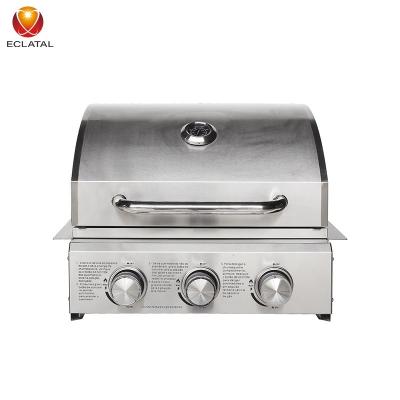 China Easily Assembled Wholesale Customized Rotisseries 3 Burner 304 Gas Grill for sale