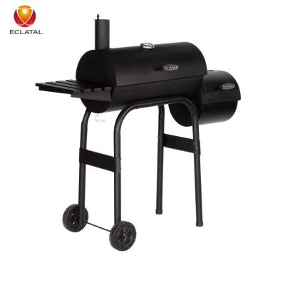 China High Quality Design Easily Assembled Double Barrel Charcoal BBQ Grill Outdoor Offset BBQ Smoker for sale