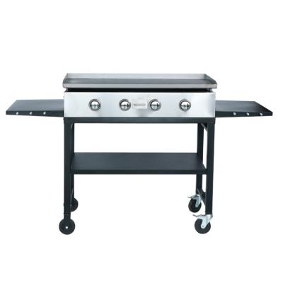 China Easily Assembled Korean American Professional Restaurant BBQ Portable BBQ Grills Griddle Gas Grills for sale