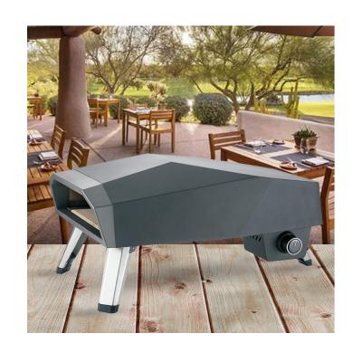 China Easily Assembled Flame Safety Device Stainless Steel Table Top Gas Steak Beef Portable Outdoor Pizza Oven for sale