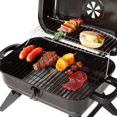 China Easily Collected European Style Household Easily Cleaned Portable Folding Tabletop Barbecue BBQ Charcoal Grill for sale