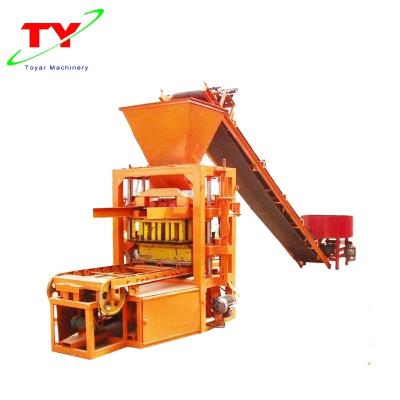 China Building Material Stores QTJ4-26 Semi-automatic Cavity Block Brick Making Machine for sale