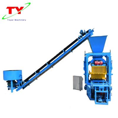 China Building Material Shops QTJ4-26 Semi-automatic Construction Brick Making Machine / Sand Block Making Machine for sale