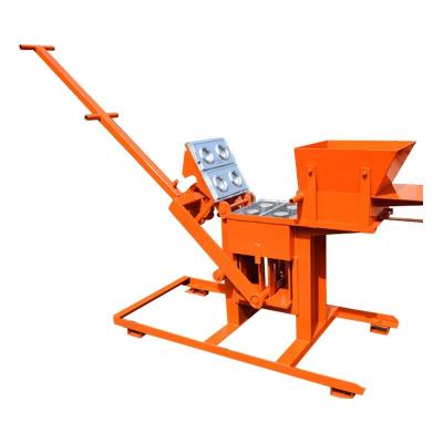 China Small QMR2-40 Manual Clay Interlocking Brick Making Machine Building Material Stores in Kenya Ghana for sale