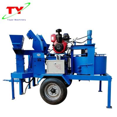 China Building Material Shops M7MI Twin Soil Diesel Cement Clay Interlocking Brick Making Machine for sale