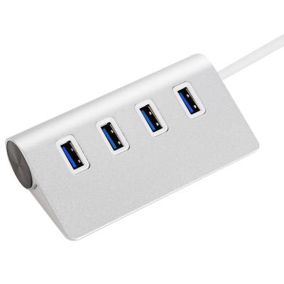 China 4301 High Speed ​​5Gbps USB3.0Aluminum 4Port 3.0HUB Multi Splitter 4IN1 4 Left Multi Splitter Adapter For PC Computer Notebook 4301 for sale