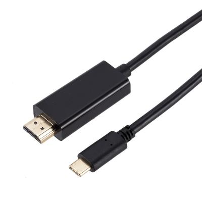 China LAPTOP 1.8M USB C Cable 4K@30Hz Type-C to HDMI to HDMI Thunderbolt3 Converter for MacBook Huawei Mate30 USB3.1 Type-C Video Cable, for sale