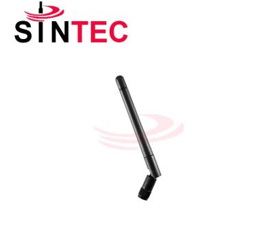 China ABS Sintec Manufacturer Male Brass SMA 2.4G GSM Omni Wifi Antenna SMA Rod 3g Male Right Angle Rubber Antenna for sale