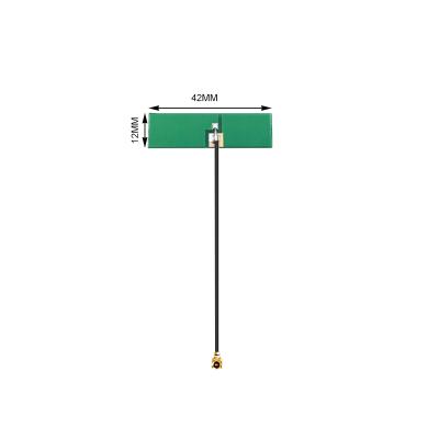 China Good Plastic Performance Built In Internal 2.4G 2Dbi PCB Wifi Antenna With 1.13Mm Cable for sale