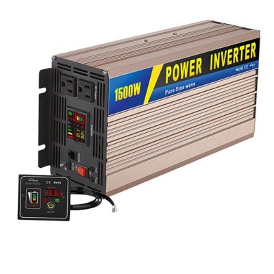 China Toys Uninterruptible Power Supply 1500W Rose Gold Inverter Pure Sine Wave Inverter For Home Use for sale