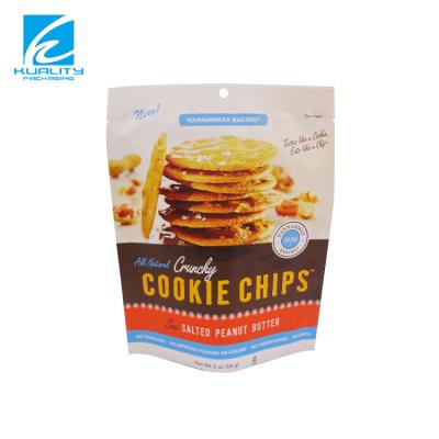 China Custom Printed Plastic Laminated Packaging Bag Aluminum Foil Moisture Proof Laminate Backing Pouch For Pretzel Biscuits Biscuit for sale