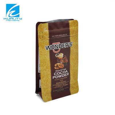 China Heat Resistant Plastic Coffee Bag Heat Seal Laminated Materials Service Heshan Ch Package Recycled Plain Coffee Bag for sale