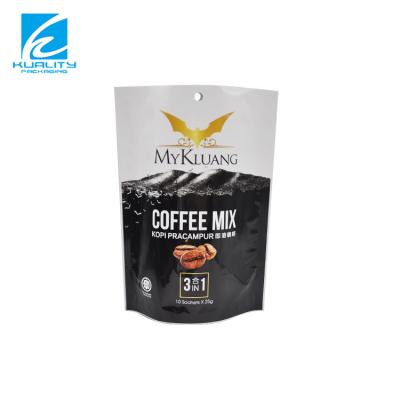 China Custom Printed Plastic Moisture Proof Stand Up Heat Seal Coffee Pouches for sale