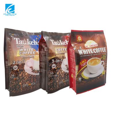 China Barrier Custom Design Plastic Laminated Coffee Beans Packaging Side Gusset Coffee Bags for sale