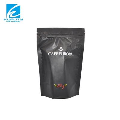 China Barrier Eco Friendly Laminated Packaging Smell Proof Plastic Mylar Food Packaging Bags Stand Up Pouch Coffee Bean Bags With Valve for sale