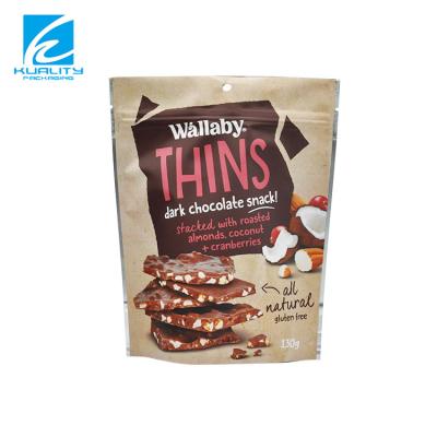 China Custom Printed Moisture Proof Plastic Packaging Bag Stand Up Pouch For Pretzel Biscuits Cookie for sale