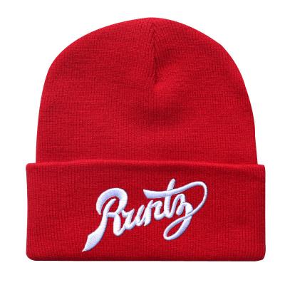 China breathable & Wholesale Waterproof Letter Embroidered Sublimation Winter Organic Men Knitted Beanie Hats for sale