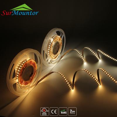 China 2835 flexible led strip light diffuser Surmountor in 24V 120 tira led strip running cheap indoor chip 2835 strip lights 14.4W led led lux for sale