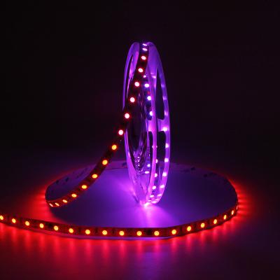 China Programmable RGB Led Strip Light 5050 5M Remote Control Pixel 5050 60D Reachable RGB Color Magic 5V DC IC Mulit Running RGBW wifi RGB Led Strip LED Strip Light With Controller for sale