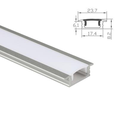 China A2507 Hot Sale Profile Aluminum Led Light Bar LED Profile Aluminum Profile For Led Strips for sale